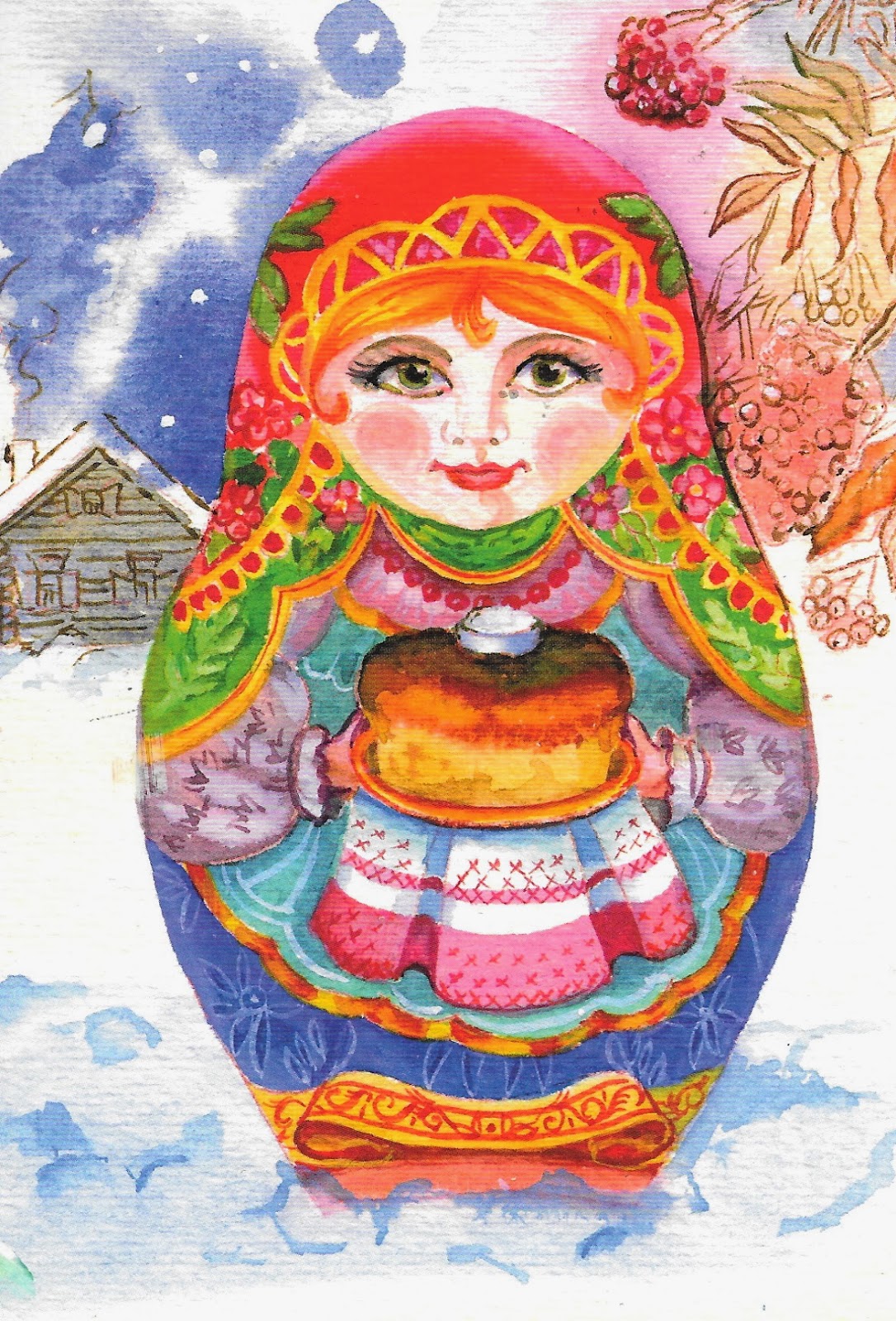 Allemaal kaarten! Russische kerstkaart