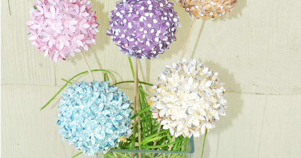 Pink Mustaches Flower Balls decoration