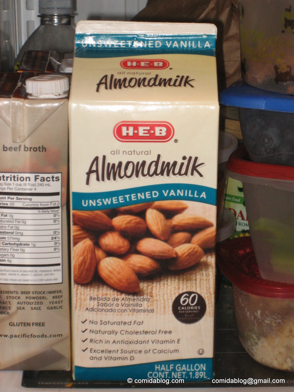 The Comida Blog Grocery Find HEB Almond Milk