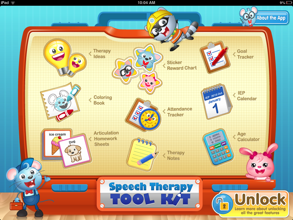 Reading Comprehension Stories Speech Therapy Tool Kit! (app review
