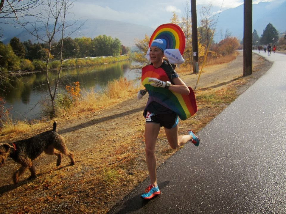 DOUBLE RAINBOW! (So bright & vivid!) Pumkin Run 2012