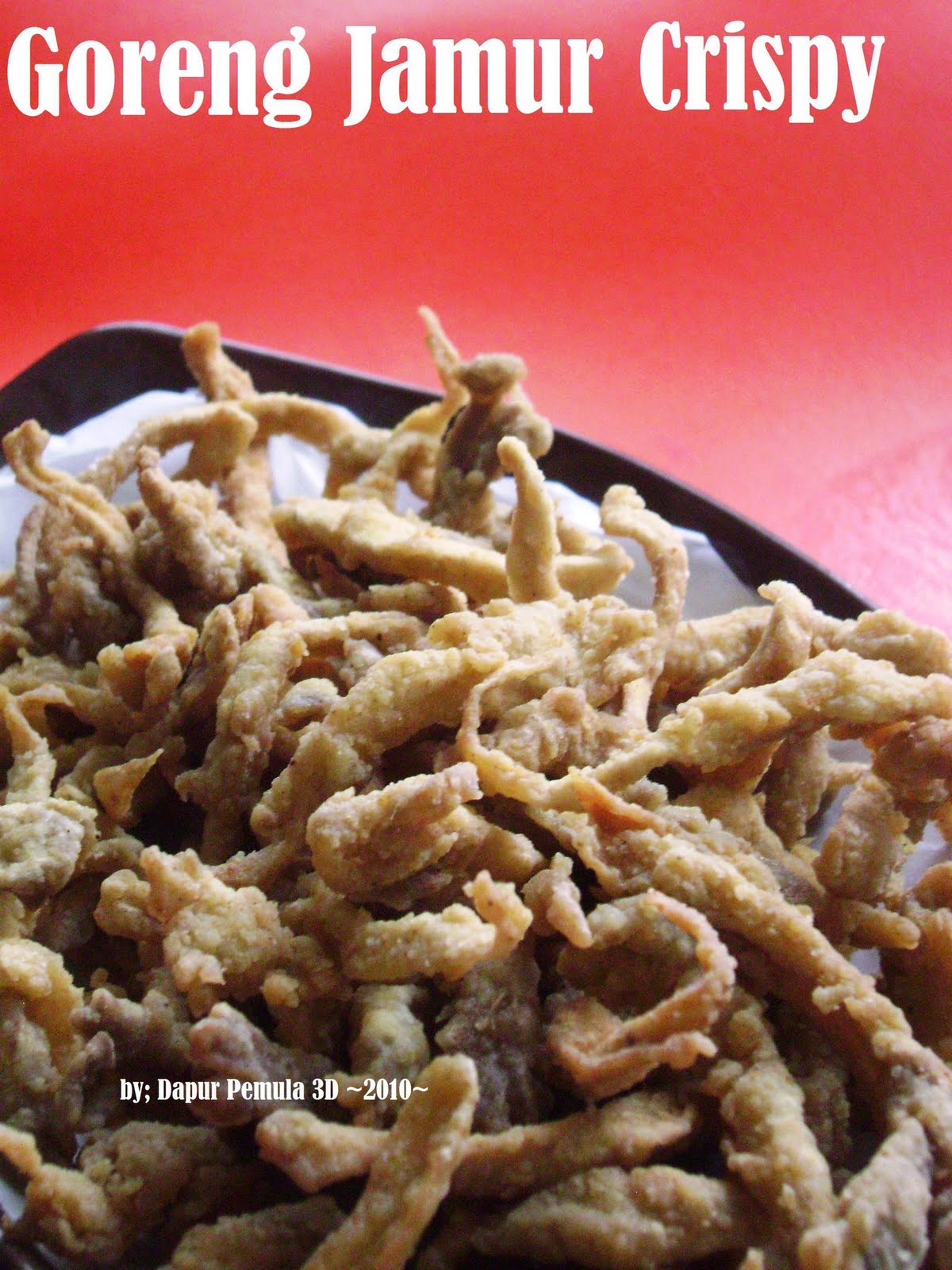 Dapur 3D goreng jamur crispy