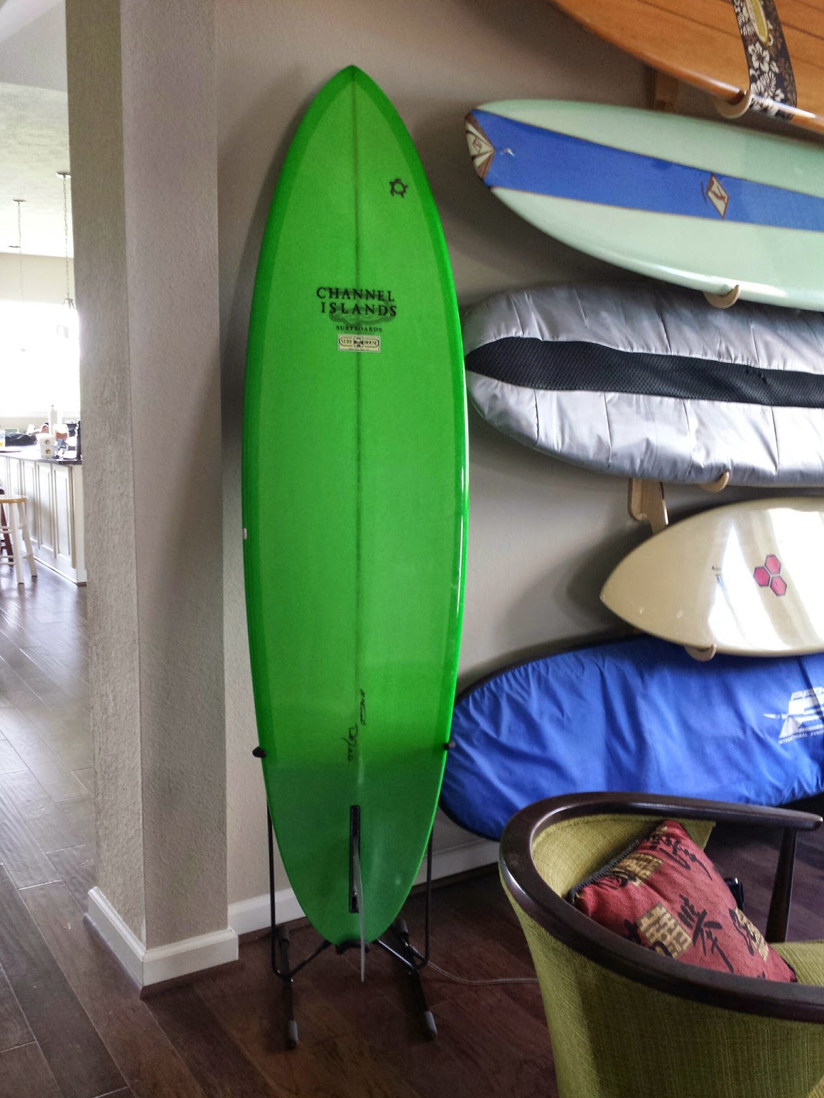 StoreYourBoard Blog Surfboard Stands in Texas Home Storage and