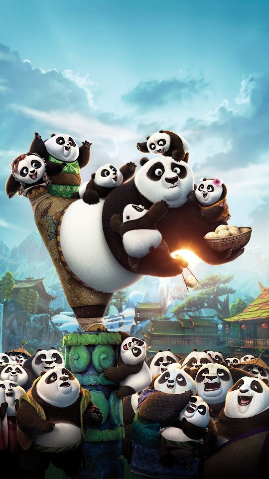 Kung Fu Panda 3 Cute Panda Android Wallpaper