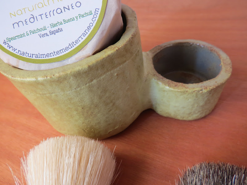 Jenora Soaps Shaving Soap, Dish and Brushes