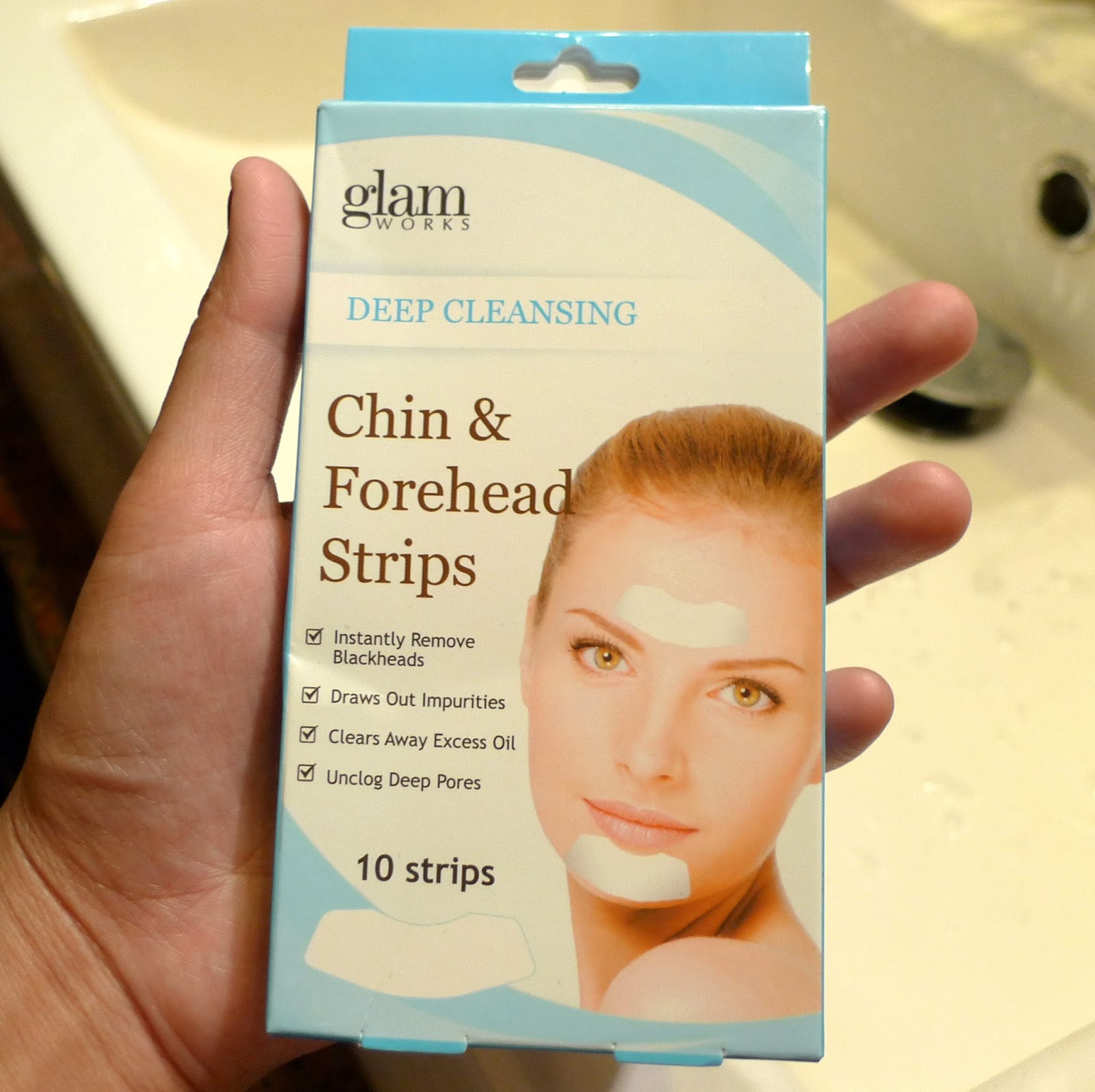 Review Glam Works Chin and Forehead Strips The Beauty Junkee