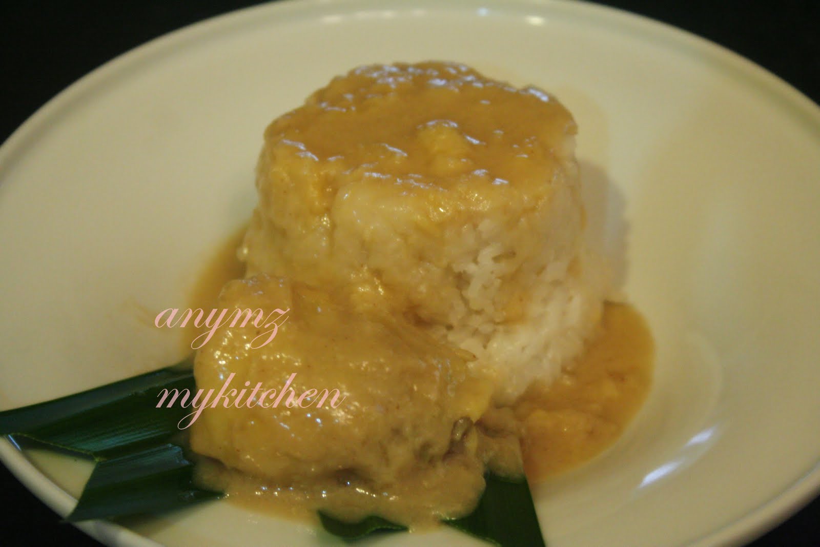 Resepi Pulut Durian