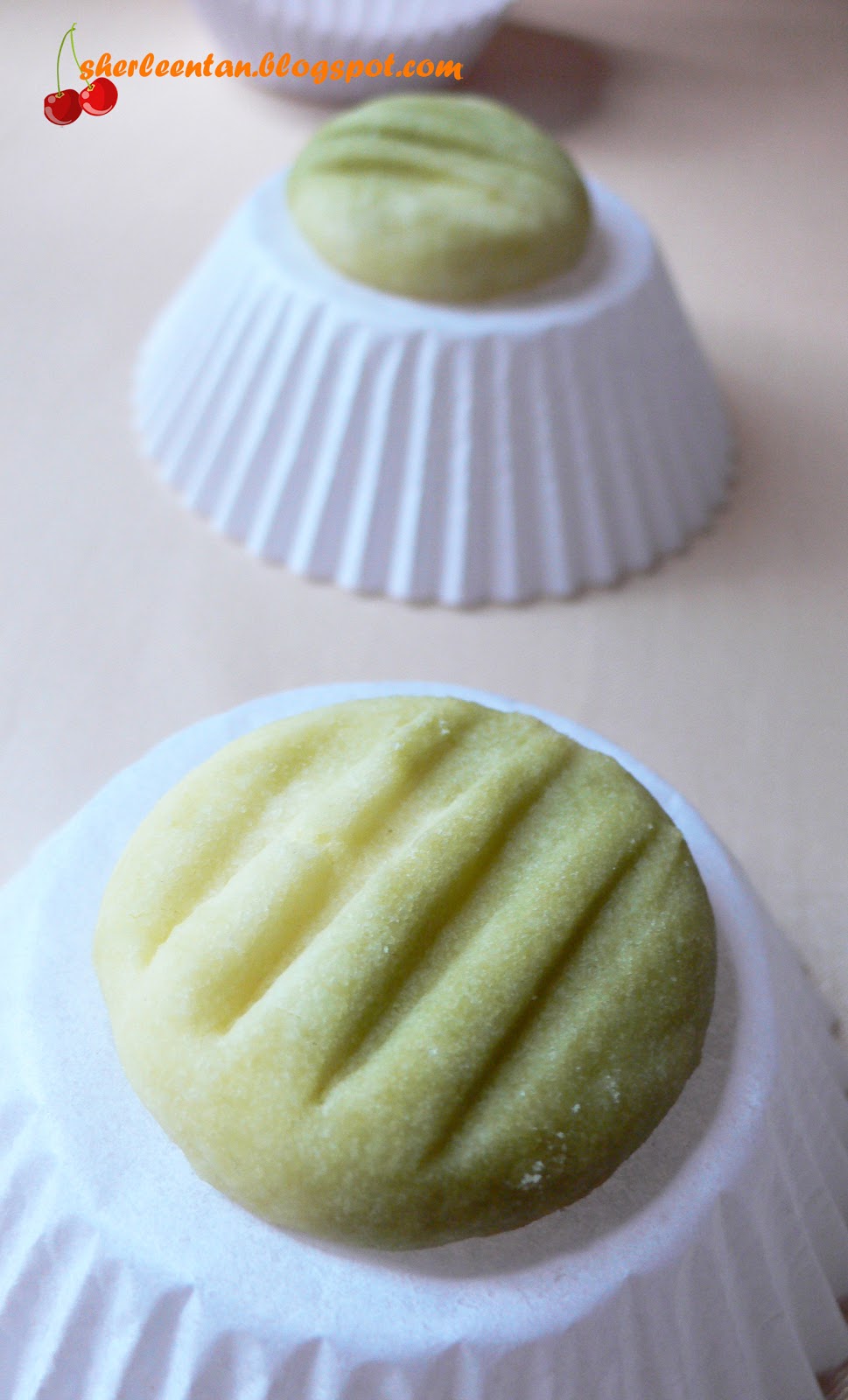Green Tea German Butter Cookies 绿茶德式酥饼 sherleen's kitchen diary
