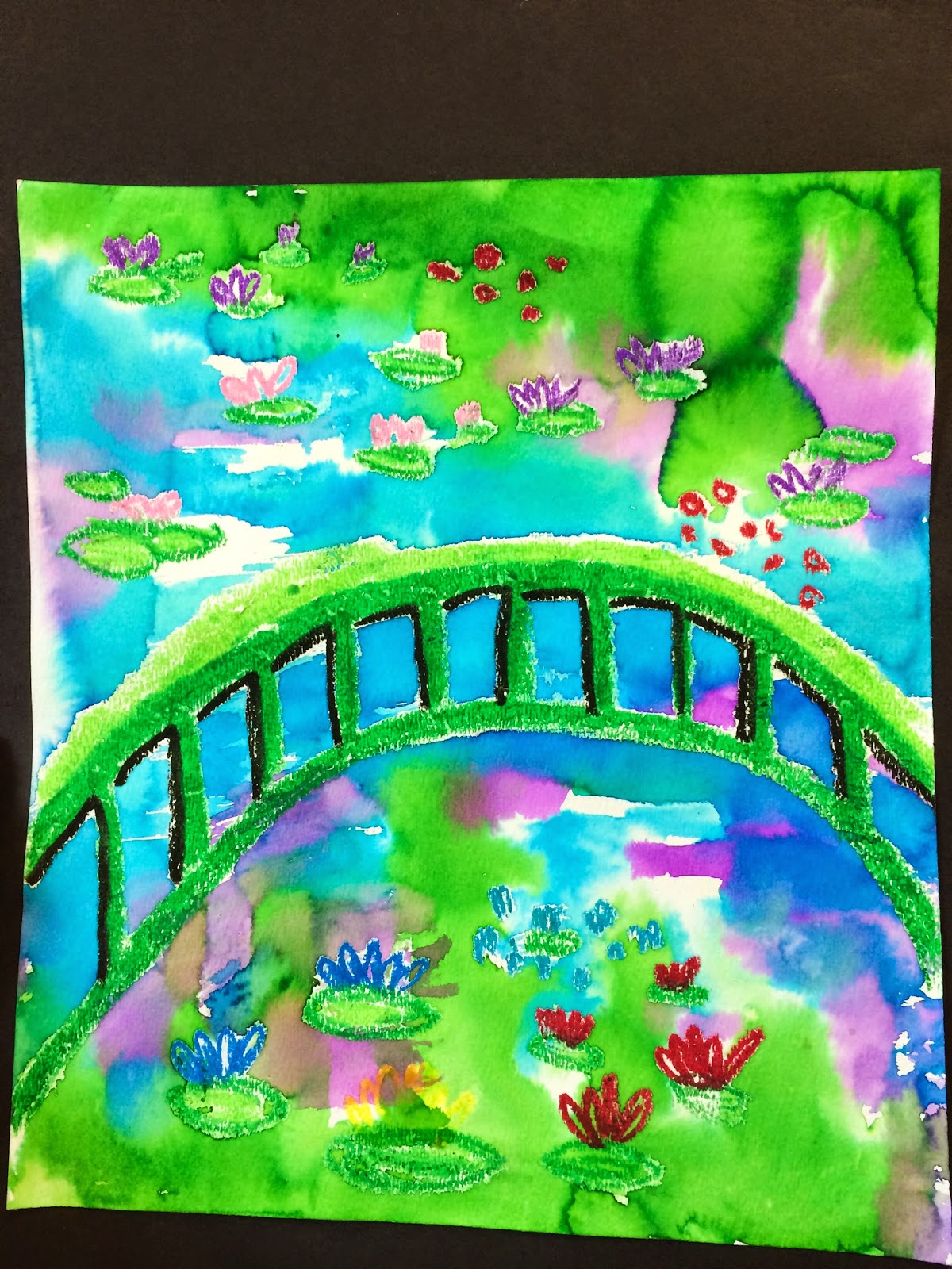 smART Class: Claude Monet's Garden 1st grade