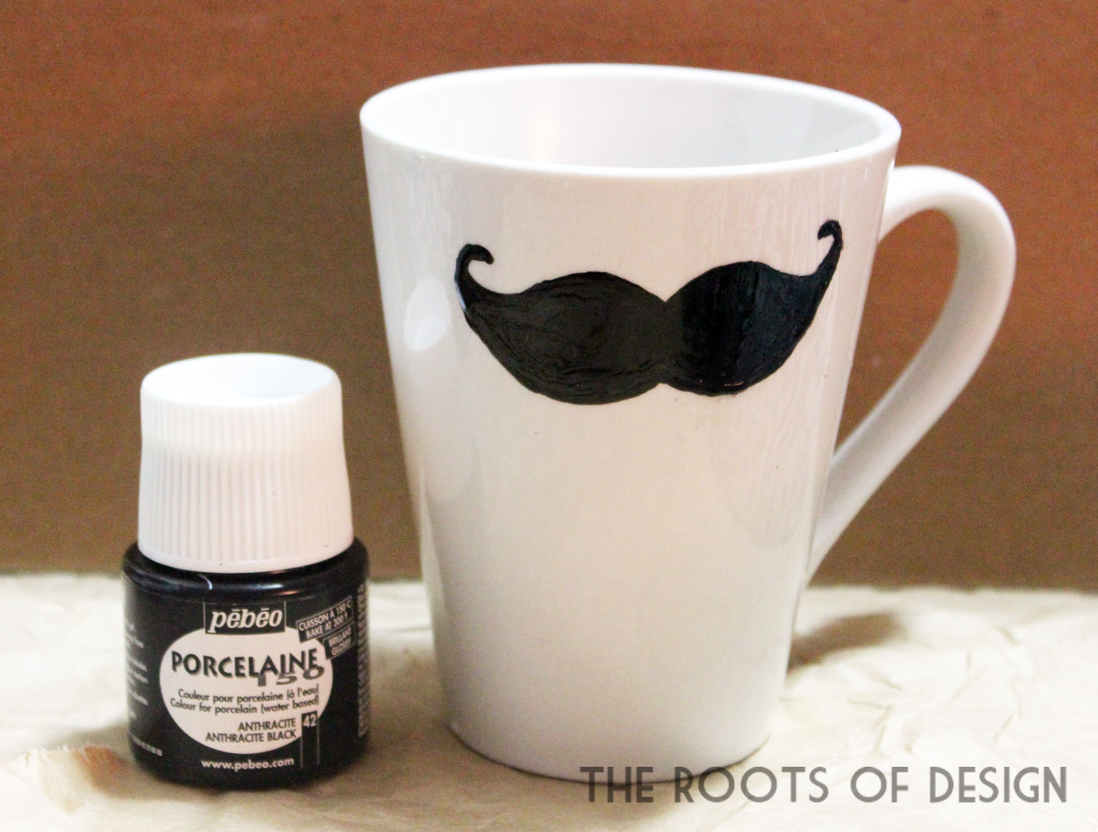 The Roots of Design DIY Mustache Cup