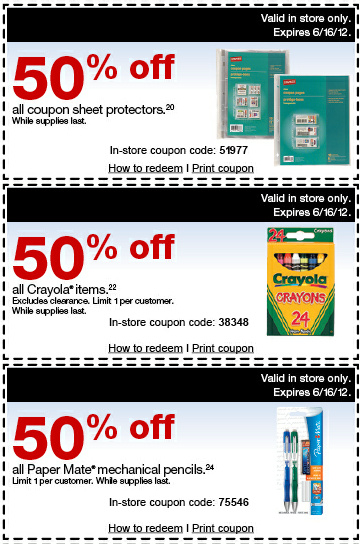 coupon sheet protectors staples carolina shooters supply coupon coupon protector sheets