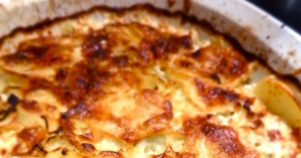 Scrumpdillyicious Potato, Fennel & Gruyère Gratin