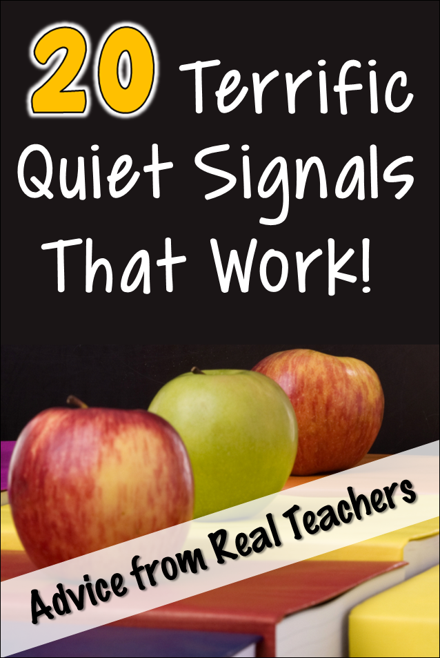 Corkboard Connections 20 Terrific Quiet Signals That Work!