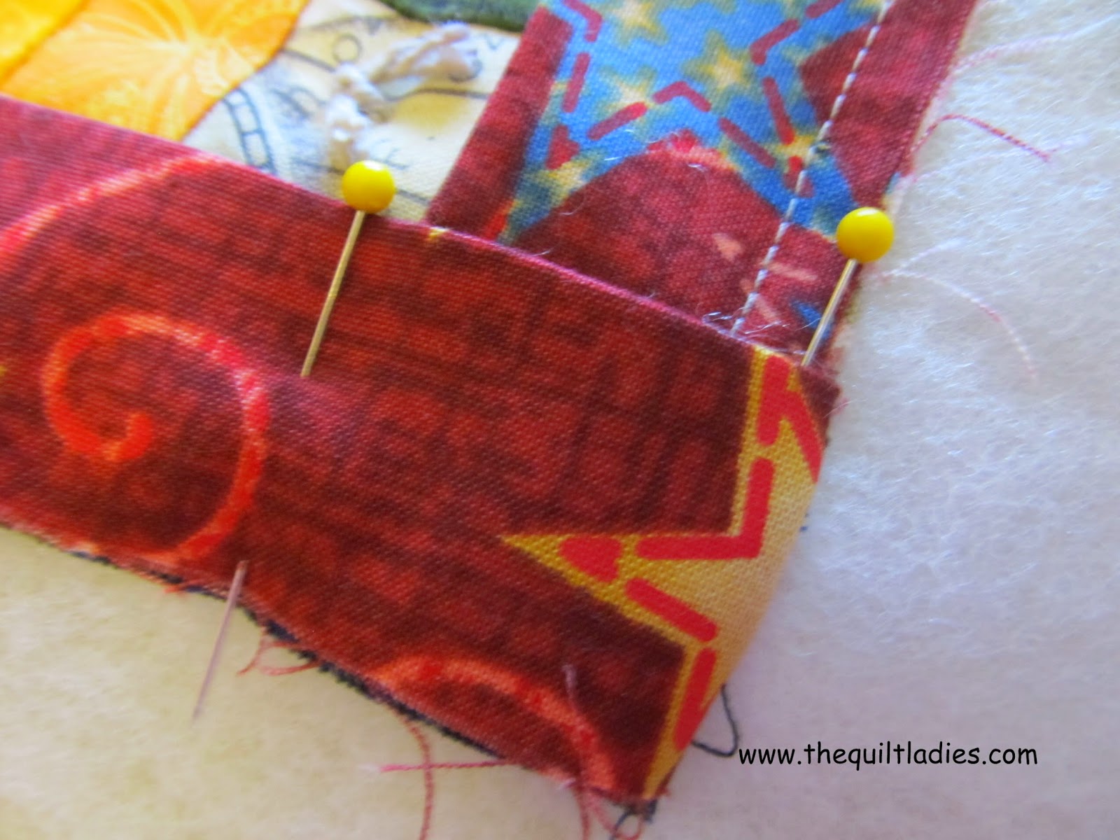 The Quilt Ladies Quilt Binding Tutorial and How to Hand Stitch the