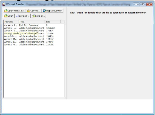 Winmail Reader 開啟檔案後的截圖
