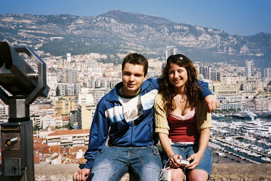 Katie and I in Monaco