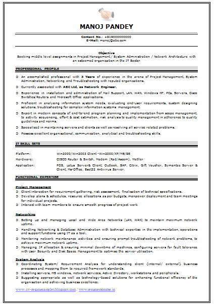 network support technician resumes
