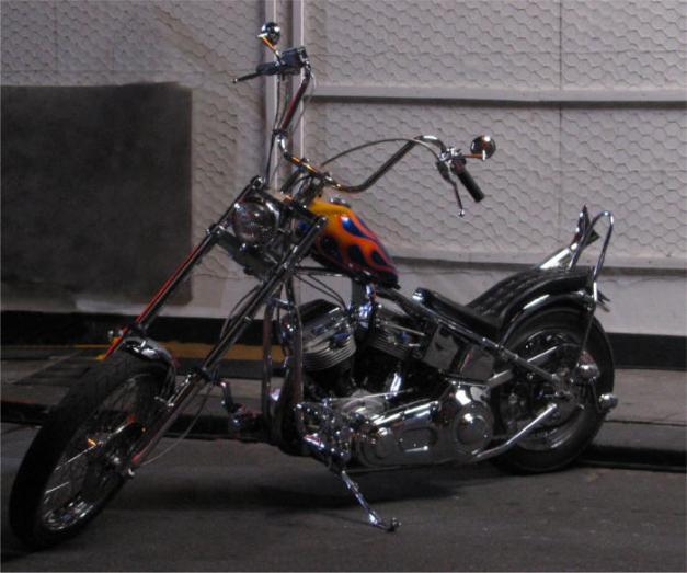 ghost rider custom chopper