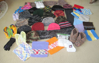 knitted items for homeless