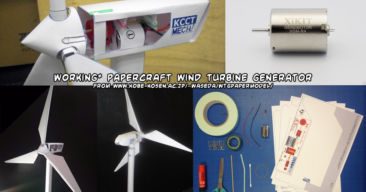 Sandra How to build a wind turbine with paper