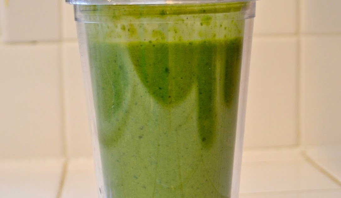 Real Life, One Day at a Time green monster spinach smoothie