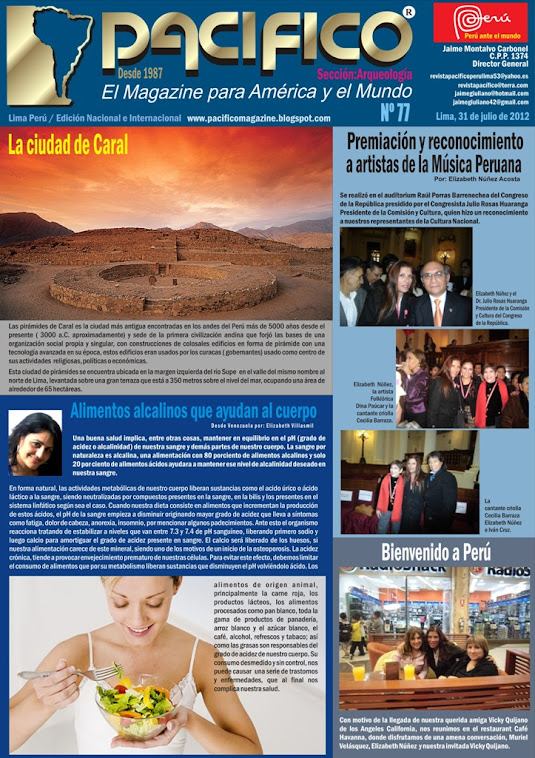 Revista Pacífico Nº 77 Arqueología