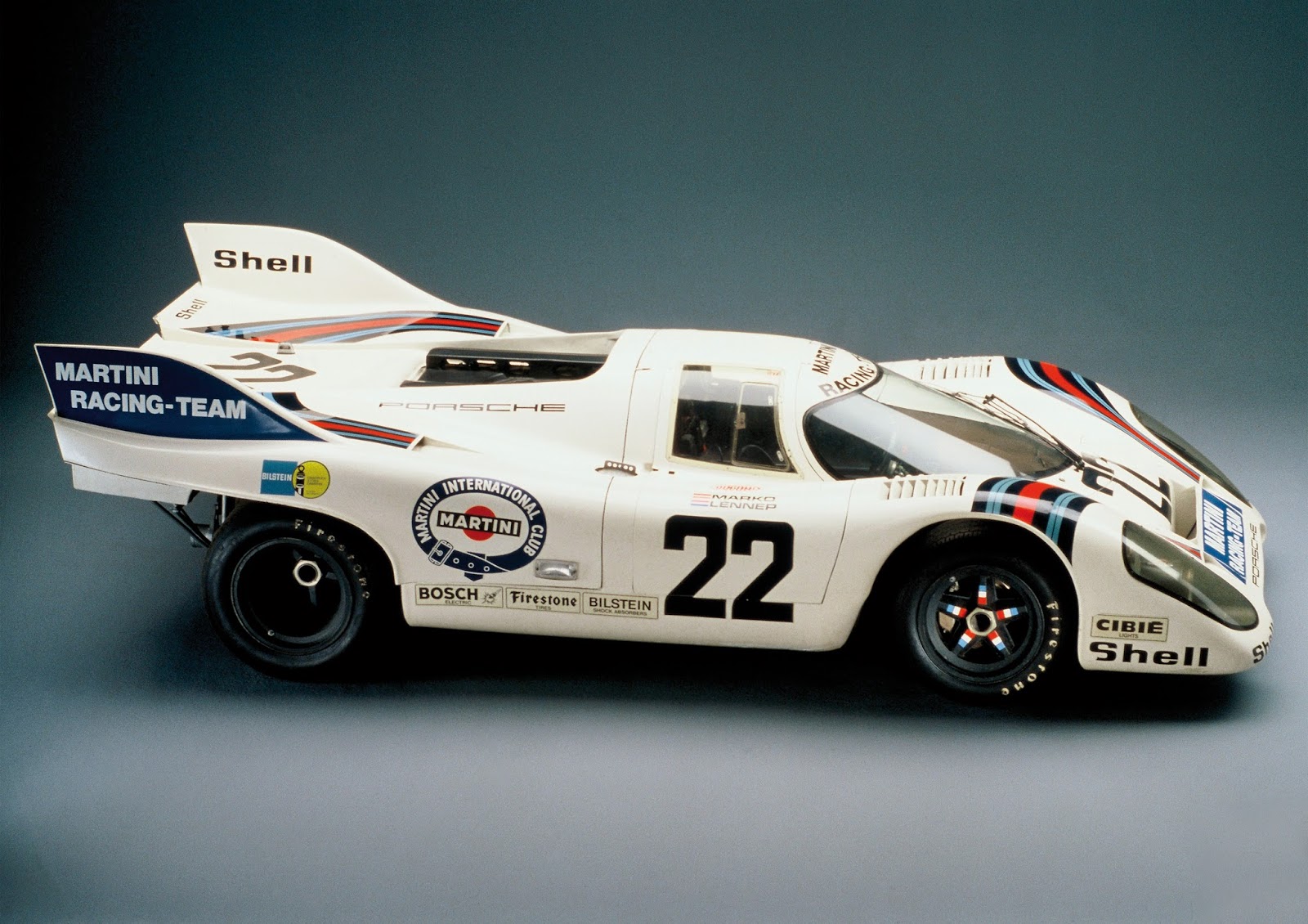 STORMWHEELS A legendary sport car PORSCHE 917 Martini Racing Team