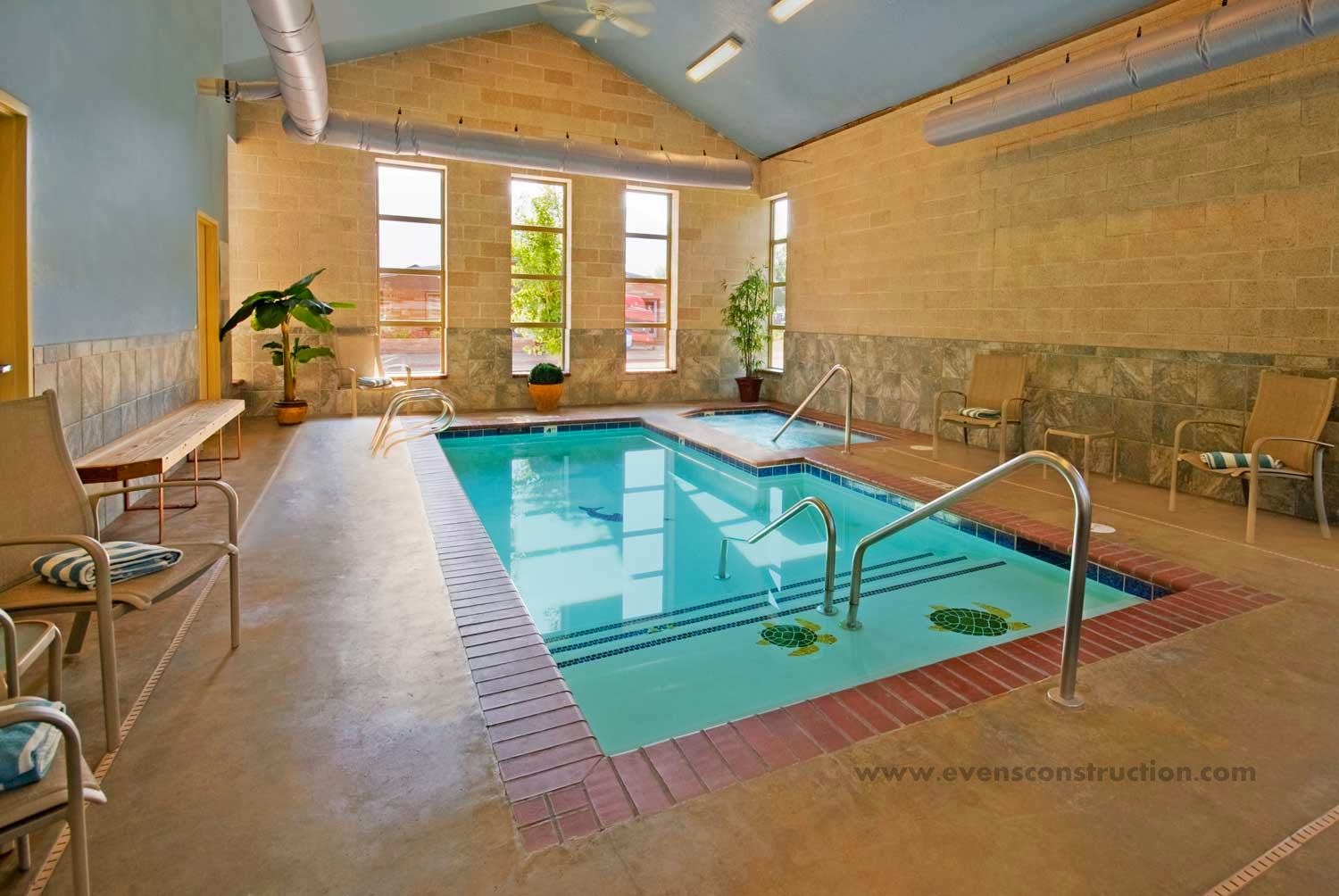 Evens Construction Pvt Ltd: Compact Indoor Swimming Pools