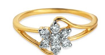 Jewelleries Online: Tanishq Diamond Ring