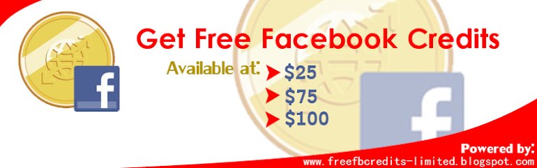 Get Free Facebook Credits - Limited Time Offer Only!