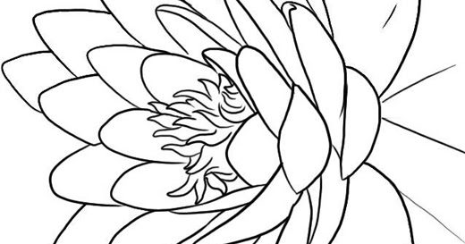 Lotus+Flower+Coloring+Page-712149 Flower Coloring Pages