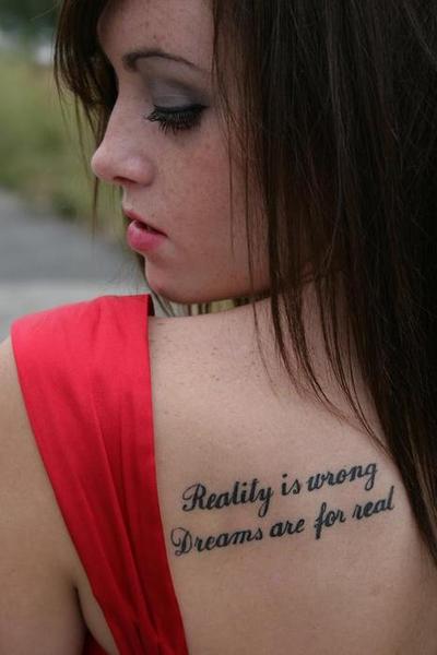 quote tattoos on rib cage