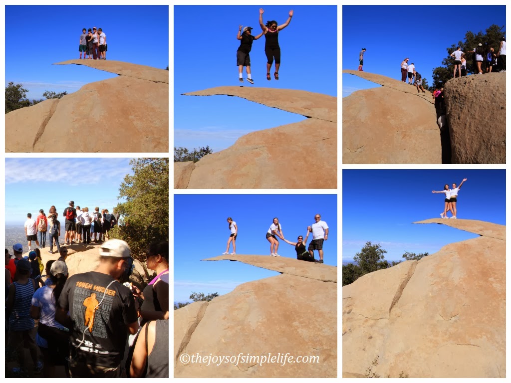 The Joys of Simple Life Potato Chip Rock At Mt Woodson...... Then and Now
