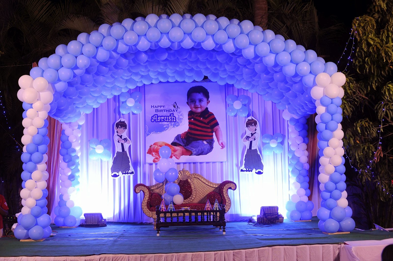 birthday party decorations in hyderabad, vijayawada, warangal, siddipet