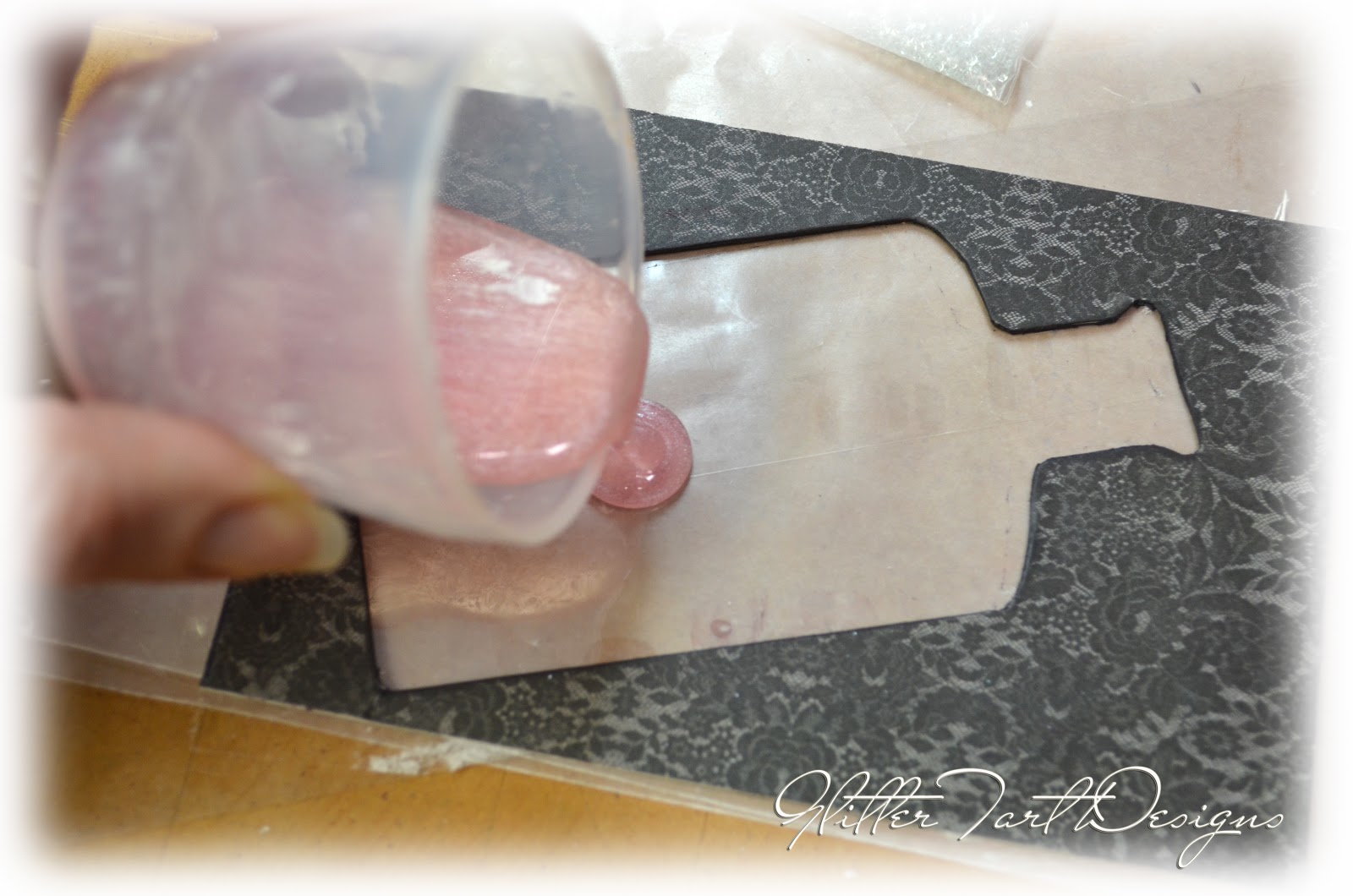 Glitter Tart Designs Perfume Bottle Resin Tutorial