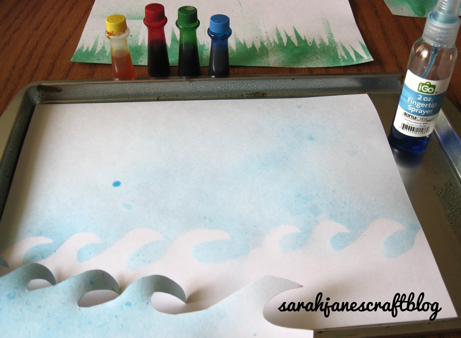 Sarah Jane's Craft Blog Food Coloring Spray Paint