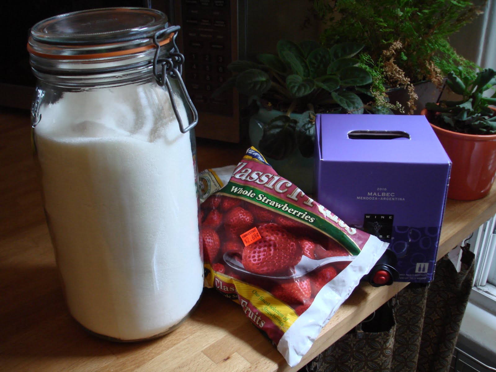 Vintage Kitchen Recipes StrawberryWine Jam