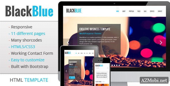 BlackBlue - Responsive multipurpose template