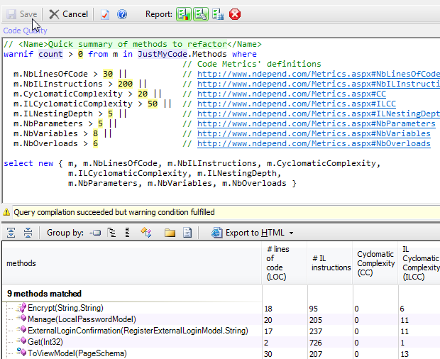 Solution review and refactoring with NDepend and Resharper