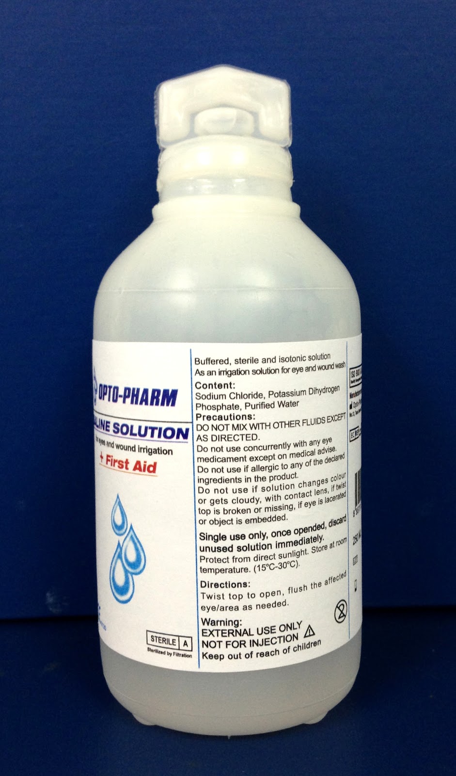 P2 MPS Saline Solution for Eyes and Wound Irrigation