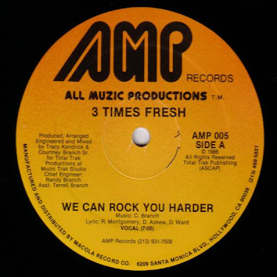 3 Times Fresh – We Can Rock You Harder (1986, 12'', 192)