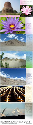Karuna-Kalender  von Dörte Kamarid für die Rangjung Public School in Ladakh
