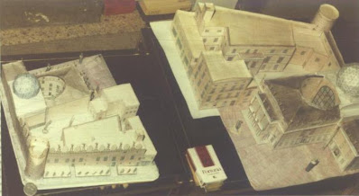 Maqueta del Museo Dali i Torre Galatea en papel