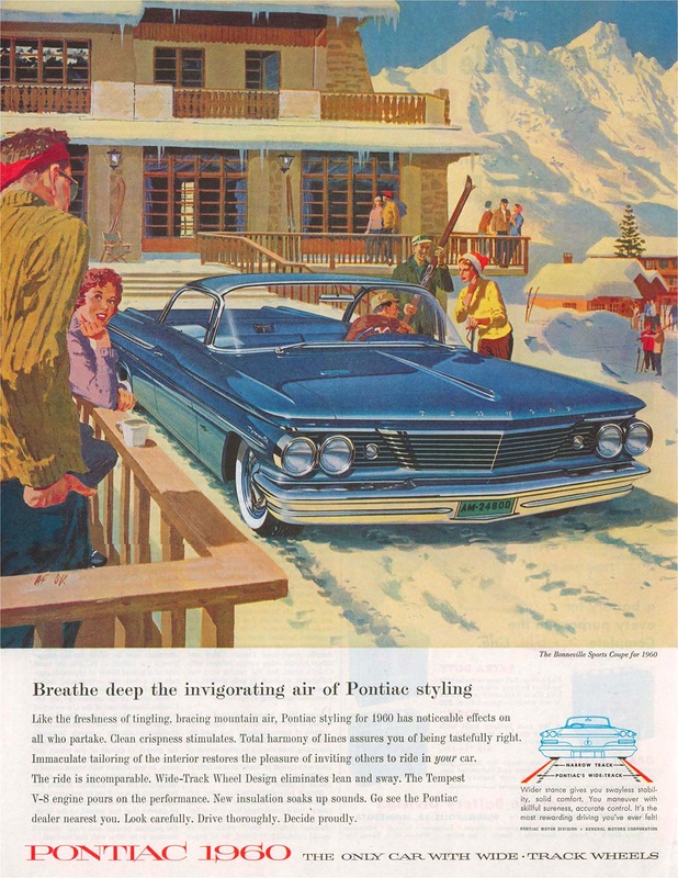 Vintage Car Advertising Posters in US from 19571960 vintage everyday