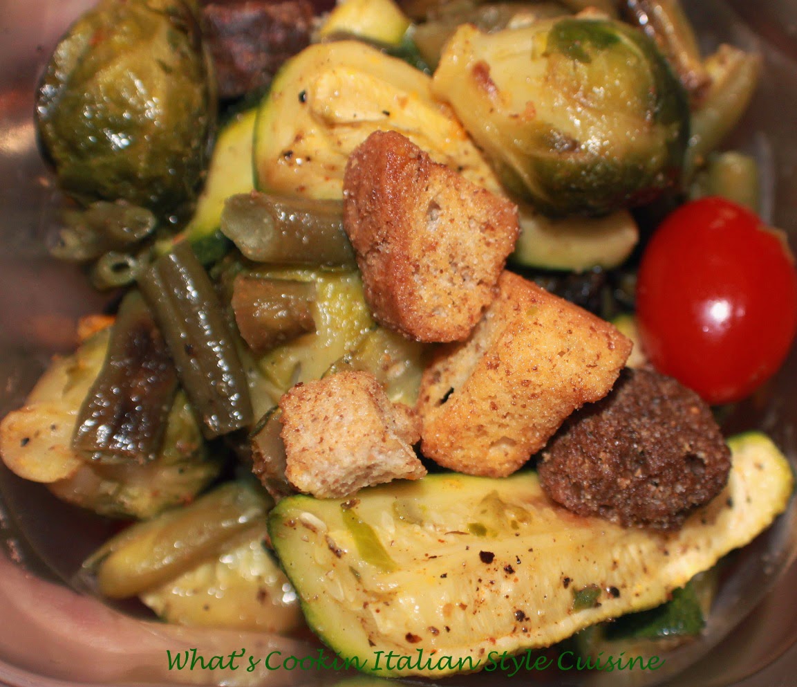 Roasted Vegetable Medley Vinaigrette What's Cookin' Italian Style Cuisine
