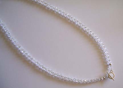 35" Swarovski Crystal Necklace $40.00