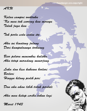 BIOGRAFI CHAIRIL ANWAR DAN KARYA PUISINYA BIOGRAFI CHAIRIL ANWAR DAN KARYA PUISINYA