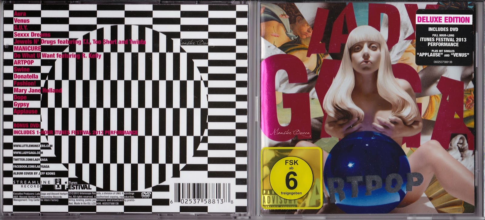 Artpop Tracklist Lady gaga - artpop special Lady Gaga