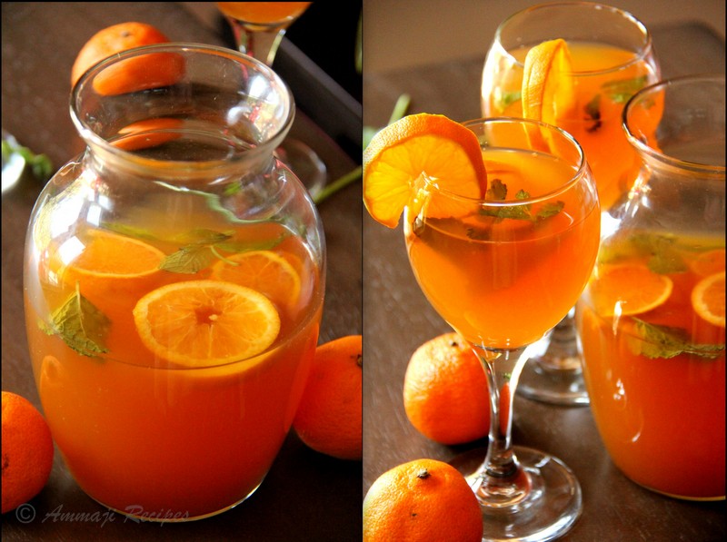 Iced Orange Tea Indian Food Recipes Ammaji Kitchen