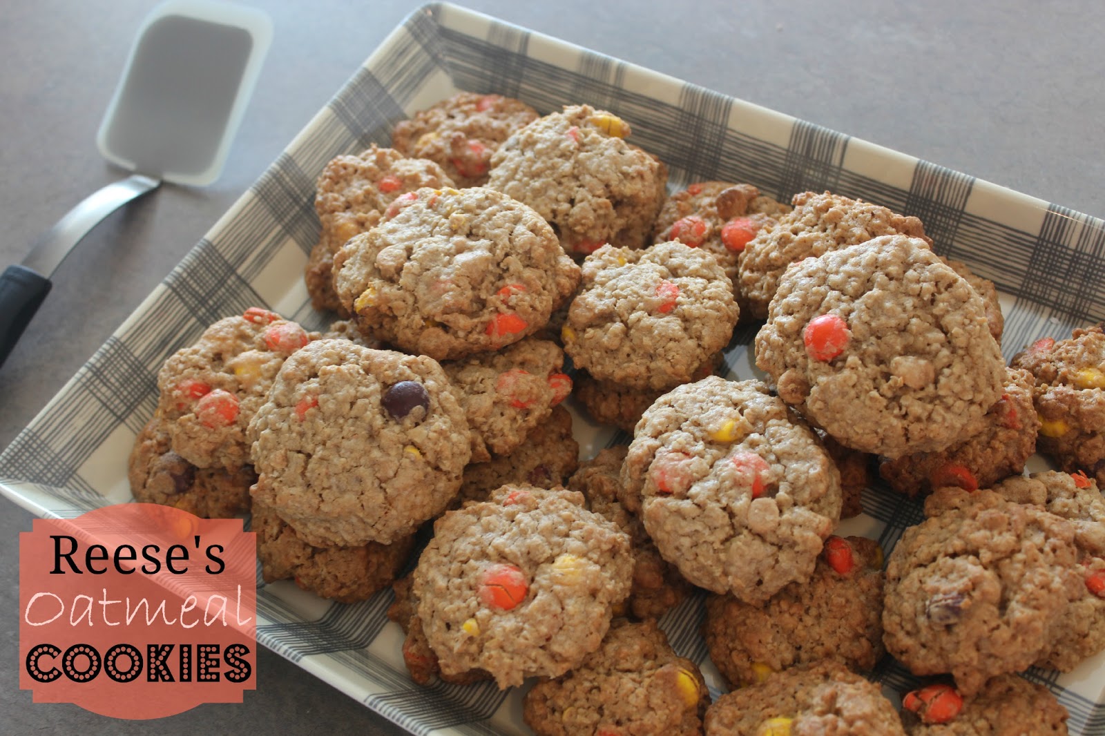 KEEP CALM AND CARRY ON Choose GOOD {Reese's Oatmeal Cookies}